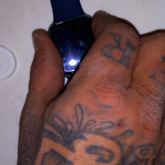 New  Blue Mens I phone watch with charger.. - Picture 5 of 5